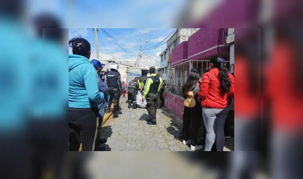 La pareja murió al caer desde una terraza en Quito, Ecuador. Foto: El Universo