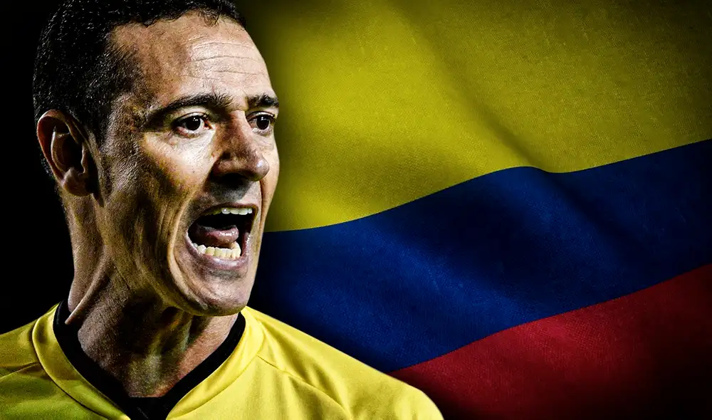 Wilmar Roldán es uno de los árbitros más experimentados del fútbol colombiano. Composición: Jazmin Ceras-GLR/Freepik