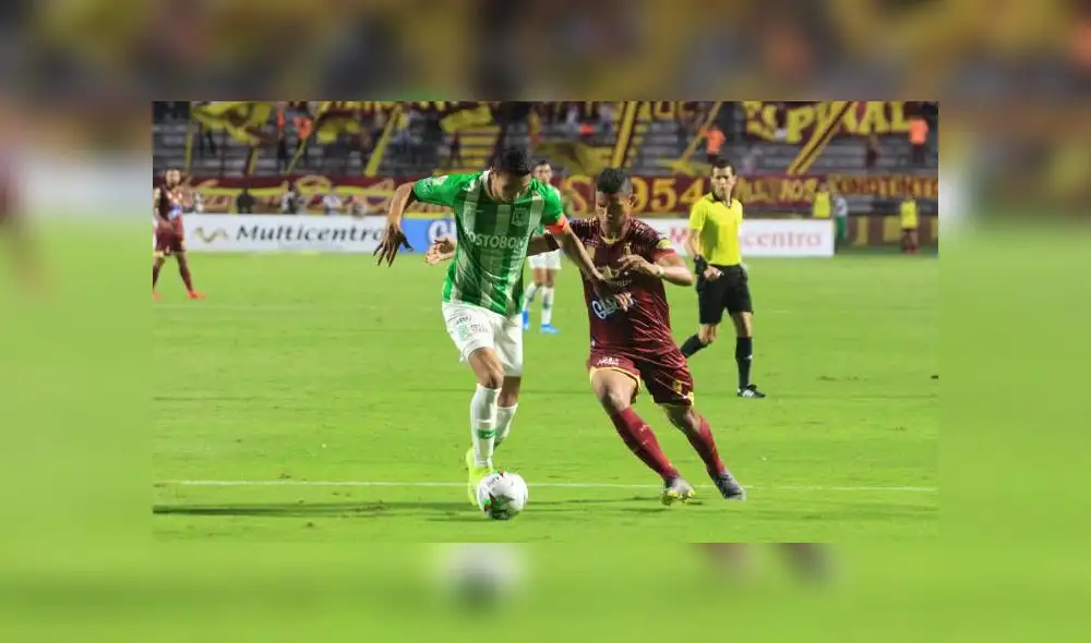 Tolima derrotó por la mínima diferencia a Atlético Nacional y lidera su grupo con 6 puntos. Foto: As Colombia.