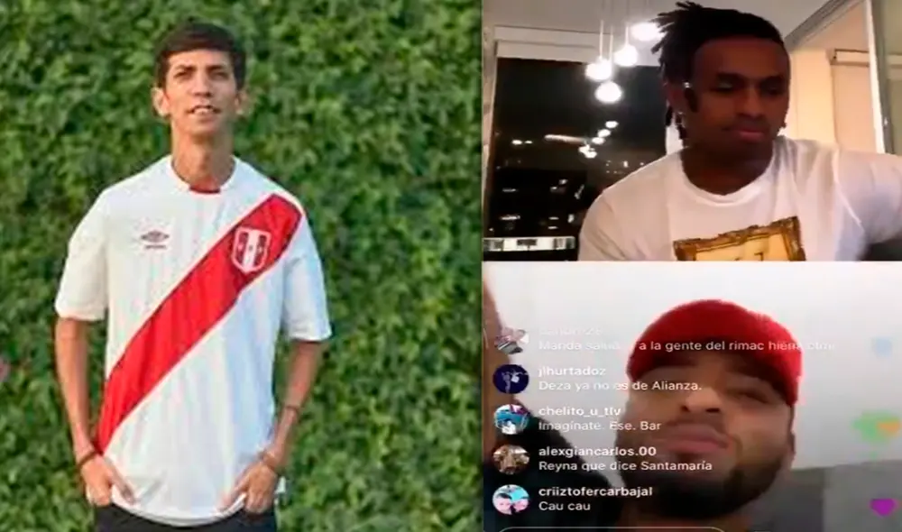 Relator de Gol Perú se mostró en desacuerdo con la transmisión en vivo de los jugadores Yordy Reyna y Alexi Gómez.