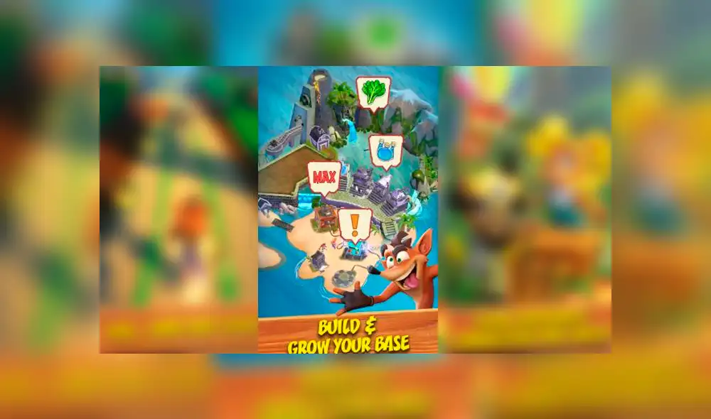 Desliza para ver las fotos filtradas del juego de Crash Bandicoot para celulares. Foto: Captura.