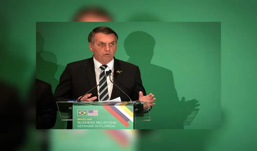 Jair Bolsonaro estuvo recientemente en Estados Unidos. Foto: EFE Jair Bolsonaro estuvo recientemente en Estados Unidos. Foto: EFE