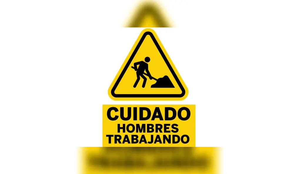cuidado hombres trabajando peligro