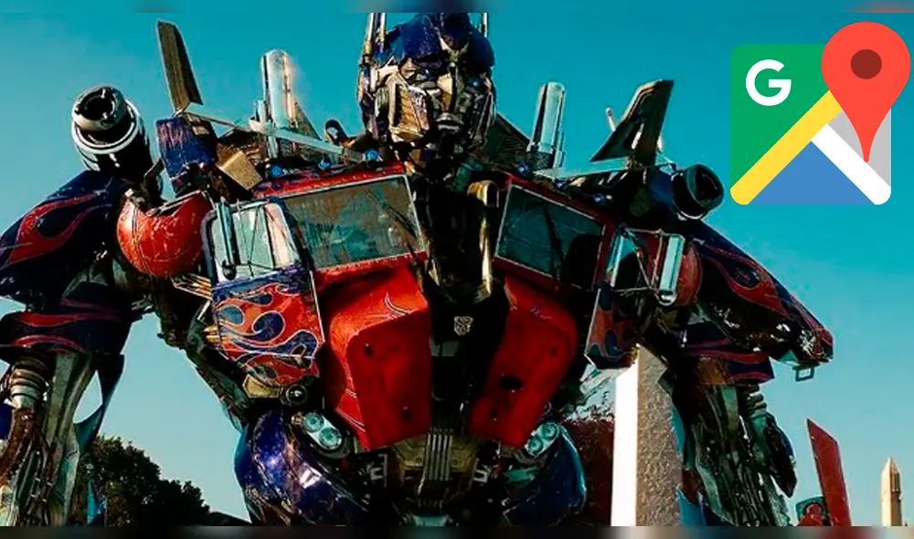 En Google Maps: Recorría calle de EE.UU. y quedó asombrado al encontrar un 'transformer'