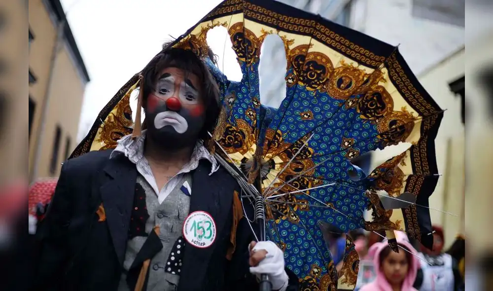 Así se celebró el Día del Payaso Peruano por calles de Lima [FOTOS]