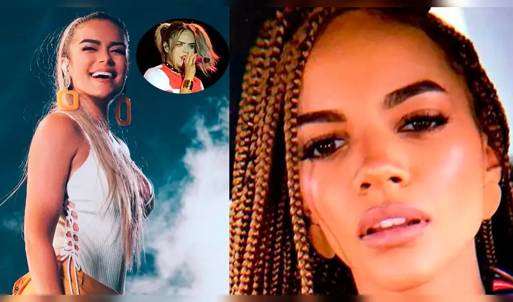 Usuarios culpan a Karol G de sabotear show musical de Leslie Grace [VIDEO]