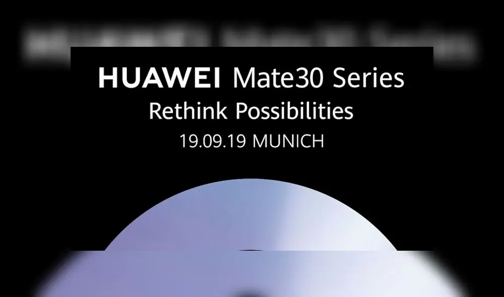 Presentación de los Huawei Mate 30.