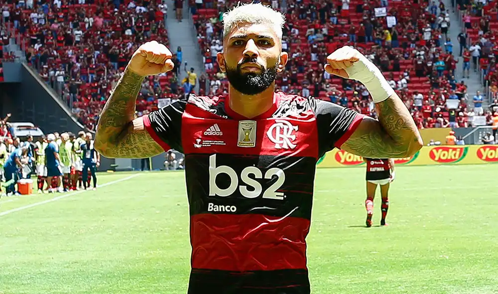 Gabigol volvió a demostrar su jerarquía al anotar el 2-0 para el Mengao. Foto: AFP. Gabigol volvió a demostrar su jerarquía al anotar el 2-0 para el Mengao. Foto: AFP.