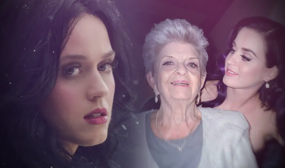 Katy Perry anuncia el deceso de Ann Pearl Hudson, su abuela paterna. Foto: Composición