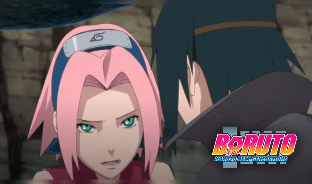 Sakura y Sasuke se encuentran. Créditos: Composición