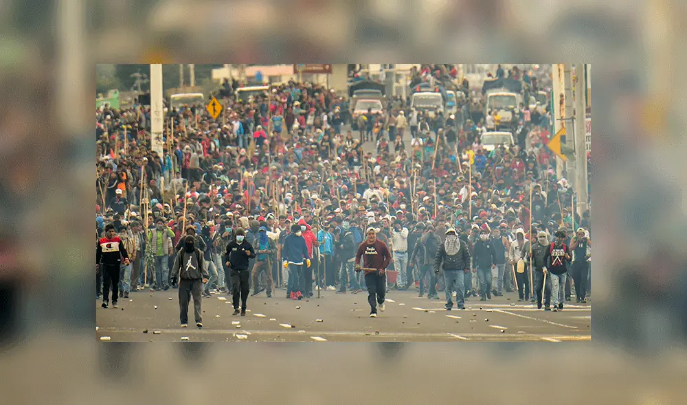 Protestas en Ecuador