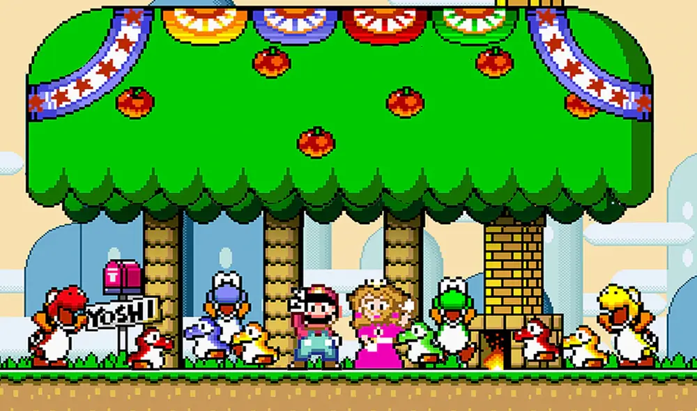Final de Super Mario World. Foto: Nintendo