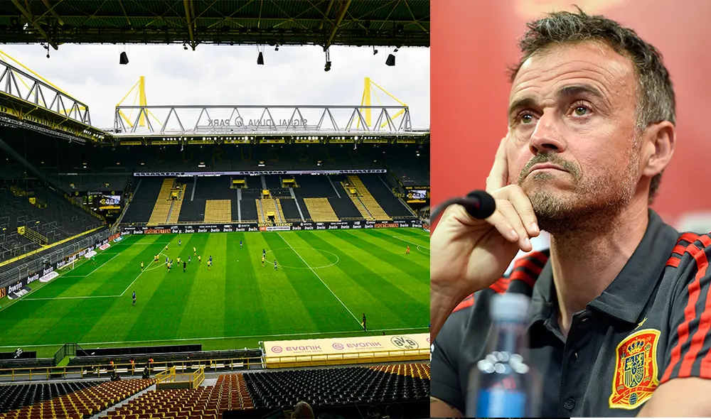 La Bundesliga sin público fue criticada por Luis Enrique, técnico de la selección de España. | Foto: AFP