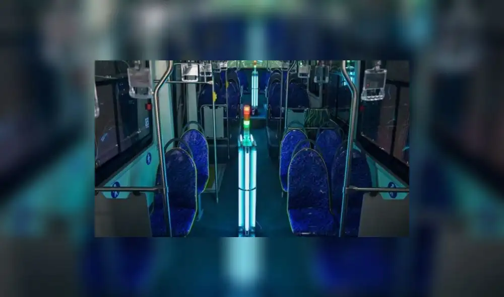 La luz UVC para desinfectar los espacios del coronavirus requiere un cuidado especial y seguro. Foto: BBC. La luz UVC para desinfectar los espacios del coronavirus requiere un cuidado especial y seguro. Foto: BBC.