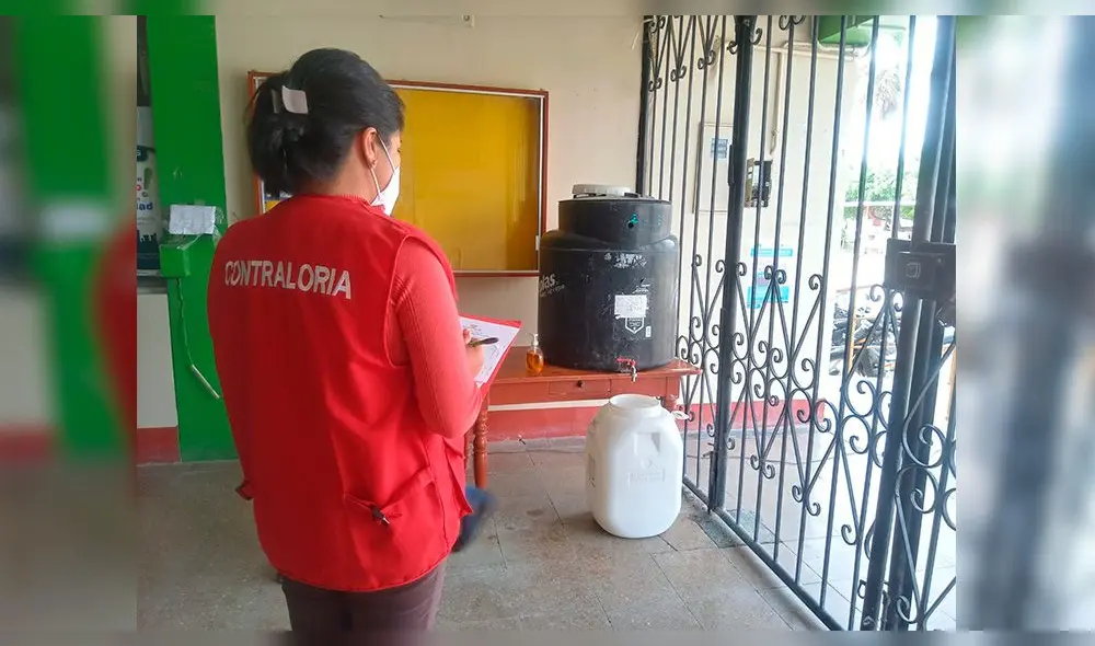Contraloría verificó ambientes de la Municipalidad Distrital de Olmos.