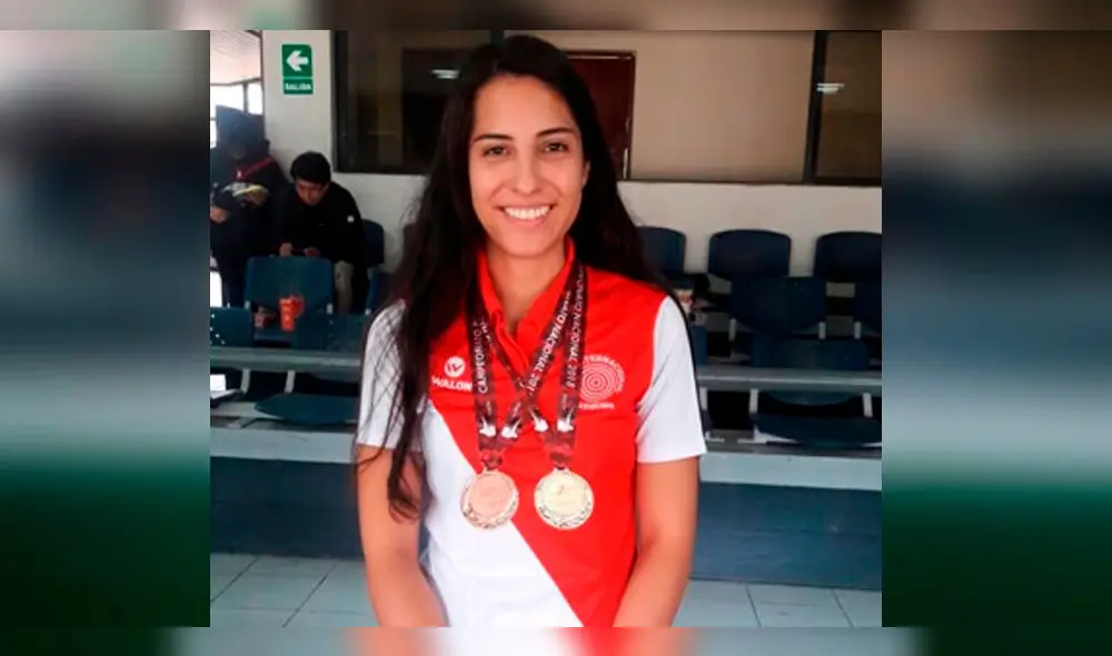 Universitaria arequipeña se corona como la mejor deportista de tiro en el Perú 