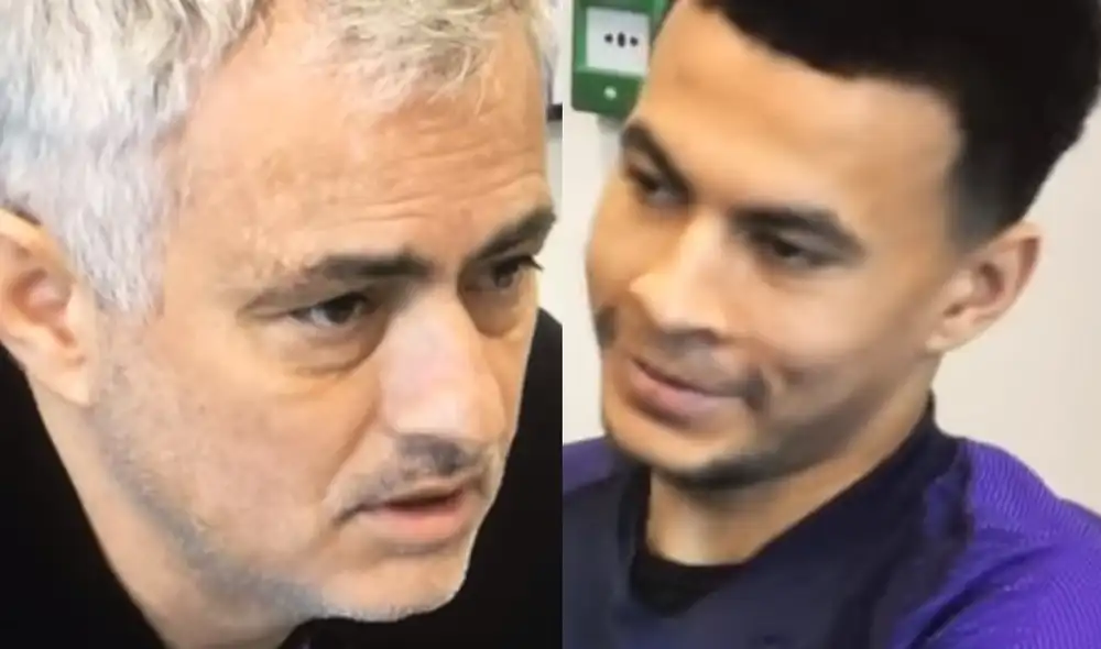 El alentador discurso de Mourinho a Dele Alli que ha dado la vuelta al mundo. Foto: Amazon Prime. El alentador discurso de Mourinho a Dele Alli que ha dado la vuelta al mundo. Foto: Amazon Prime.