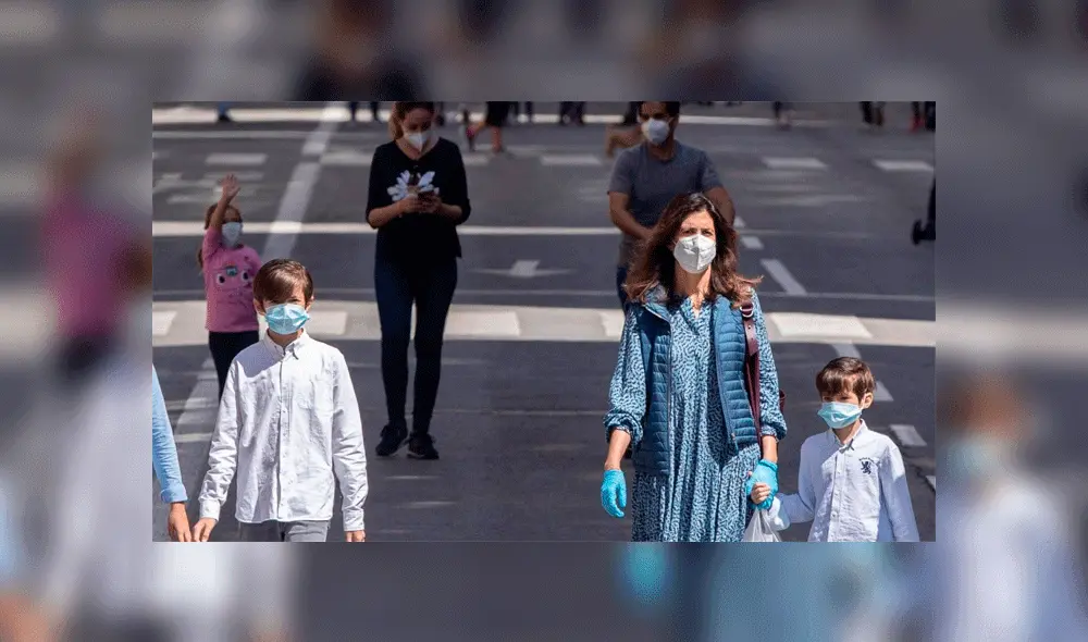Salida de los niños durante la cuarentena en España. Salida de los niños durante la cuarentena en España.