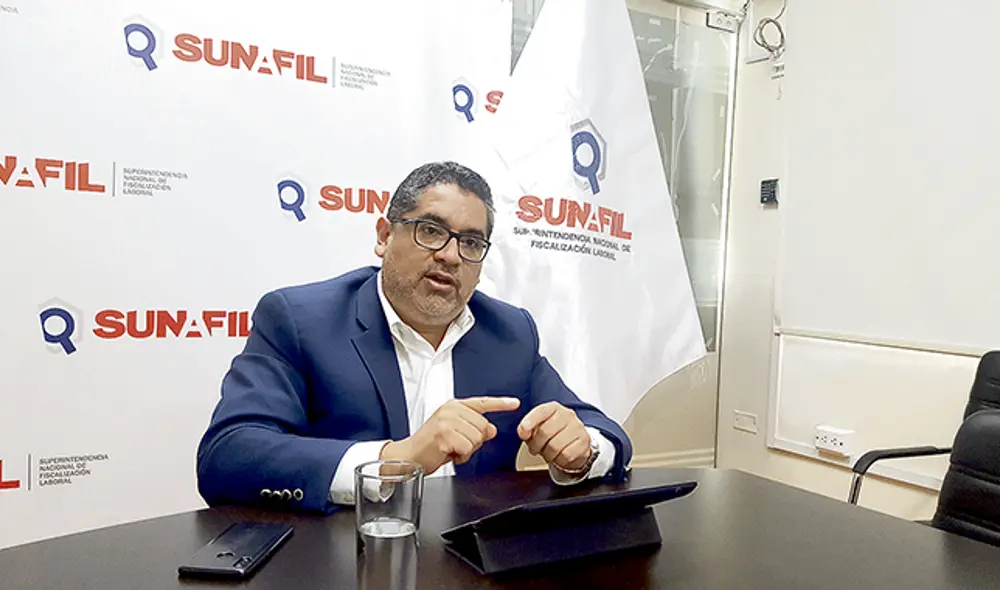 Autoridad. Requejo, jefe de Sunafil, pide más inspectores.
