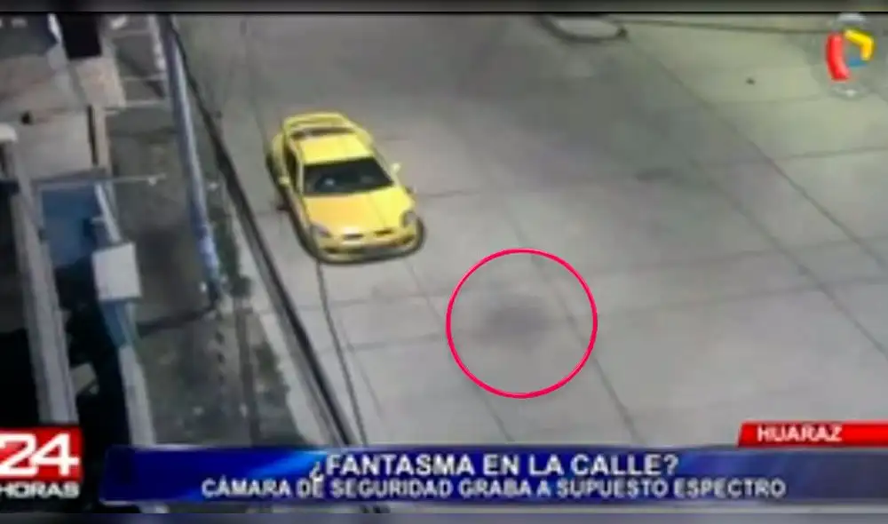 Áncash: cámaras registran presunto 'fantasma' [VIDEO]