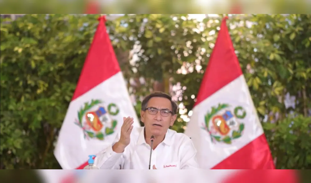El presidente de la República, Martín Vizcarra, anunció la ampliación del estado de emergencia el pasado miércoles 28 de octubre. Foto: Andina.