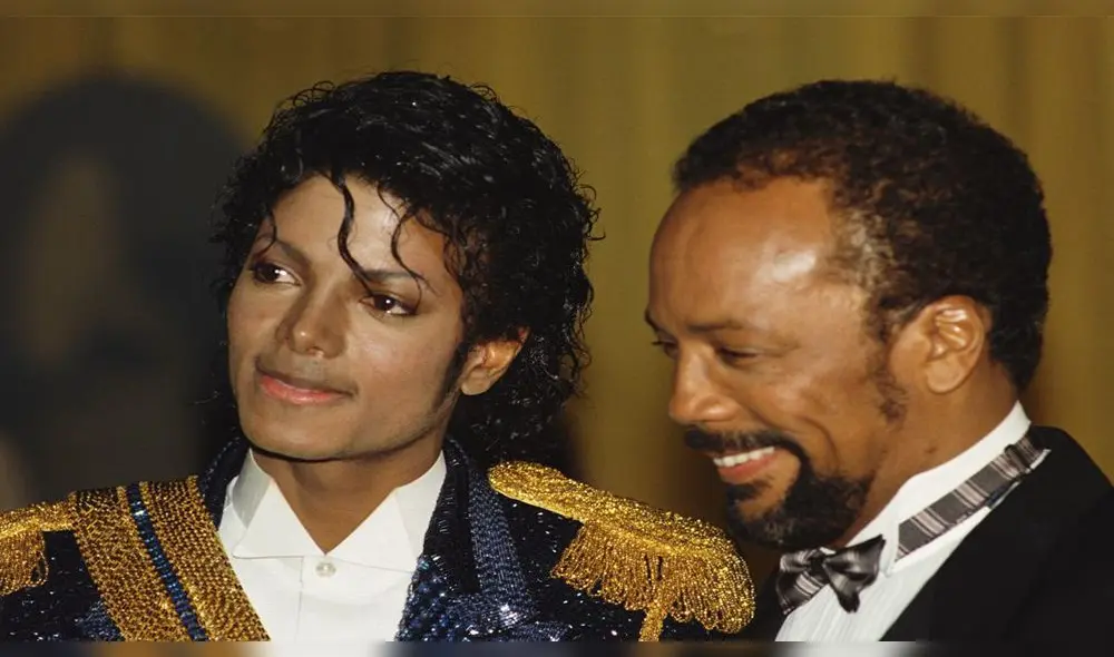 Michael Jackson y Quincy Jones, 1983 Michael Jackson y Quincy Jones, 1983