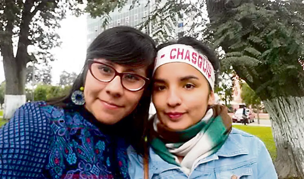 Unidas. Con Kathe Soto, a quien conoció en la universidad. Se hicieron muy amigas.