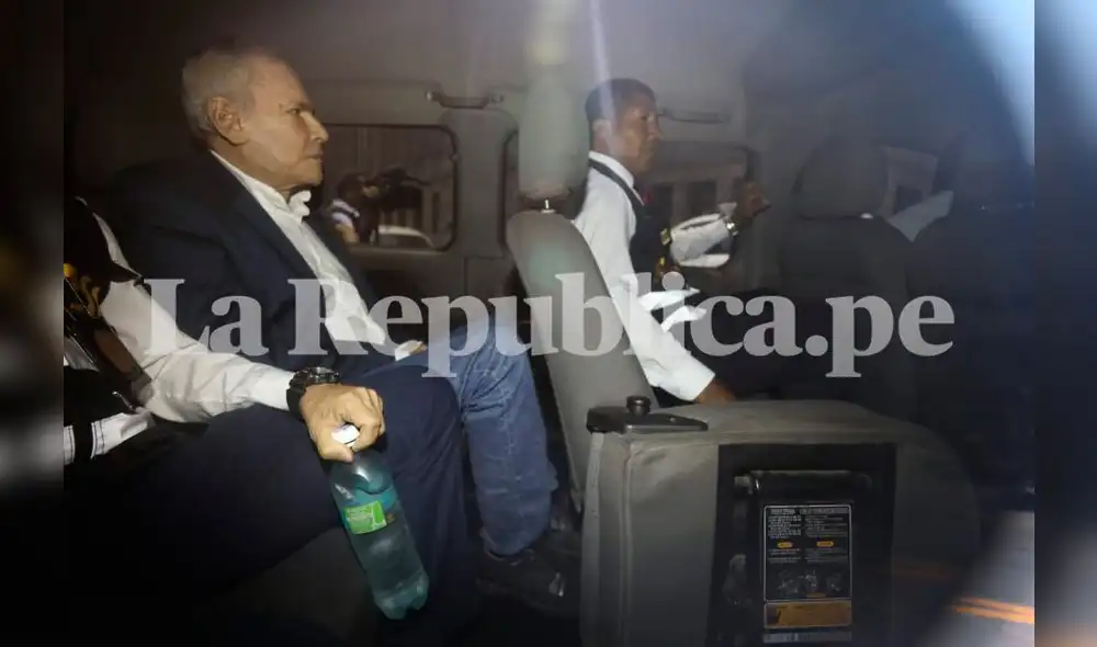 Luis Castañeda Lossio fue trasladado a la carceleta del Poder Judicial