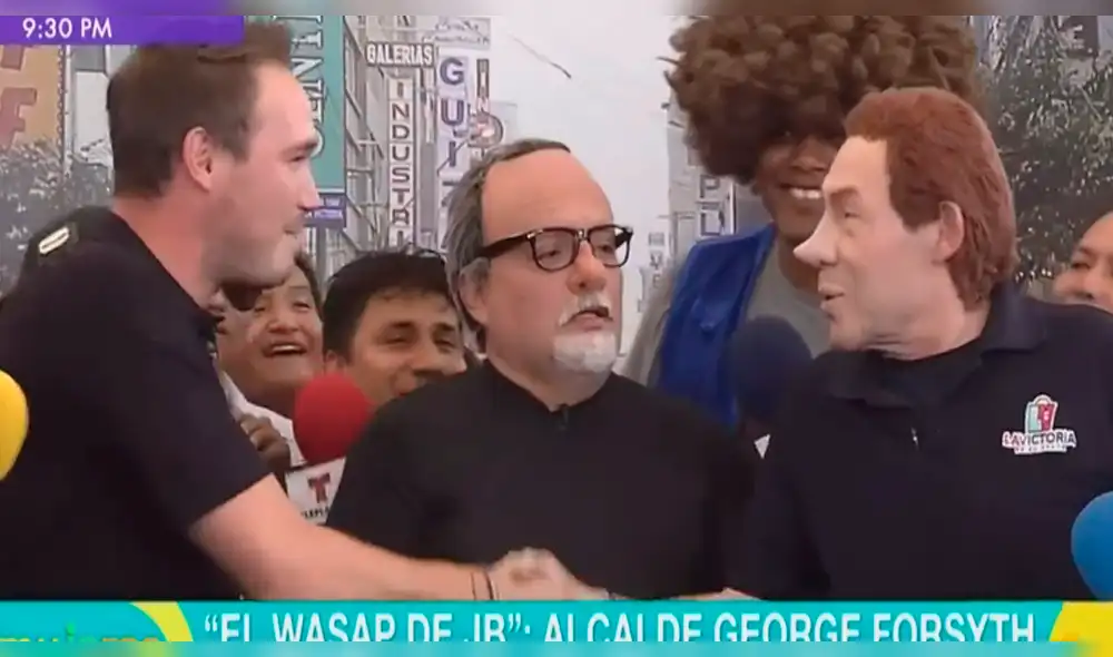George Forsyth conoce a su doble 'George Yucayth' en 'El Wasap de JB'