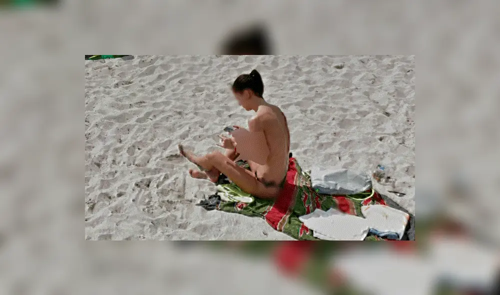 Google Maps: Usuarios sorprendidos por imagen sin censura de joven en topples [FOTOS]