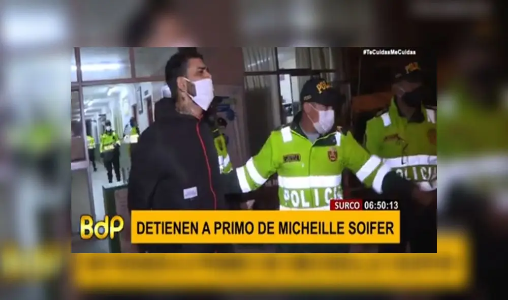 Sujeto reconoció que no portaba mascarilla y negó haber agredido a los policías. (Foto: Captura de video / Buenos Días Perú)