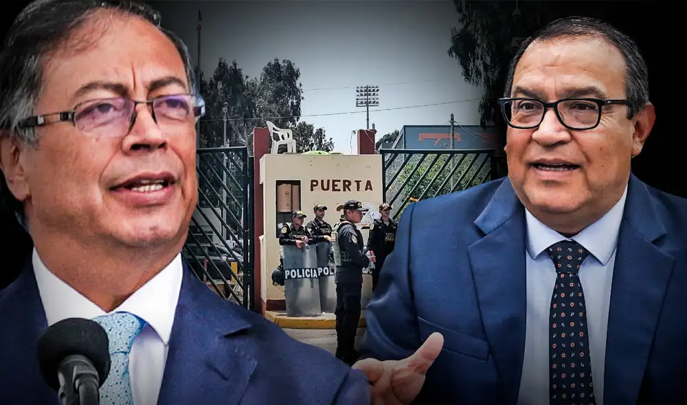 Primer Ministro de Dina Boluarte respondió al mandatario de Colombia. Foto: composición de Fabrizio Oviedo/La República