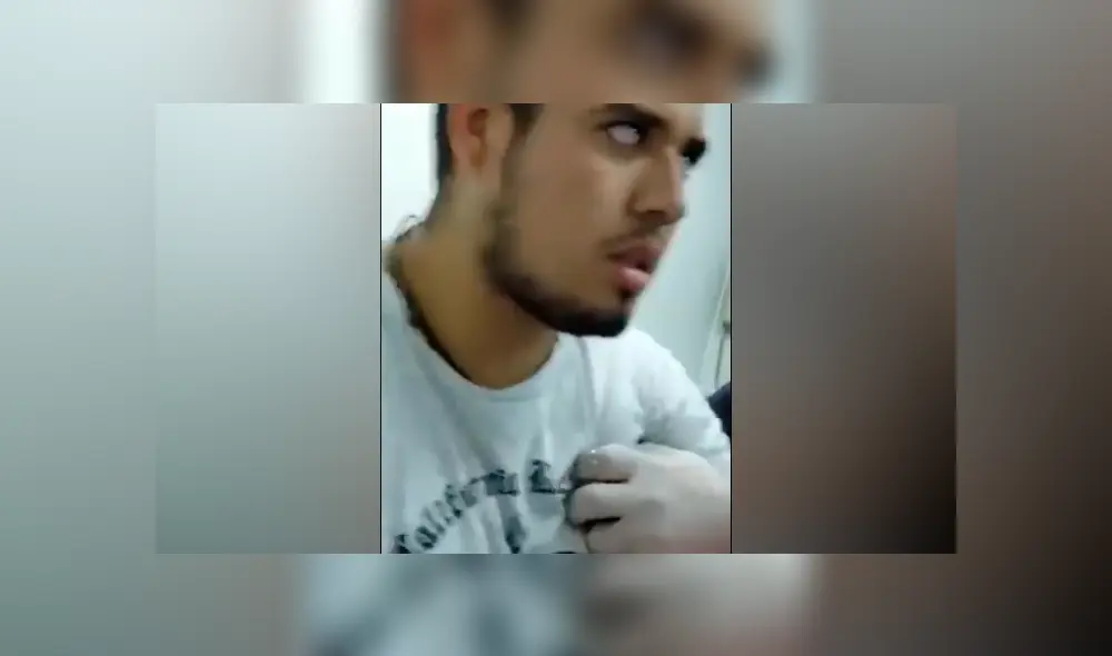 Un joven se desmaya al colocarse un piercing y usuarios de Facebook viralizan en video.