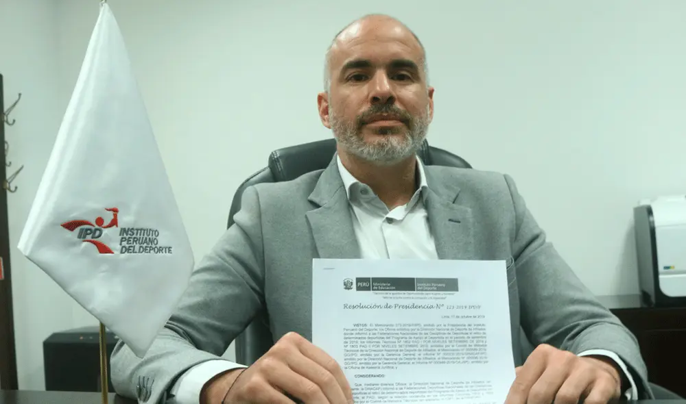 Sebastián Suito renunció al cargo de presidente del IPD