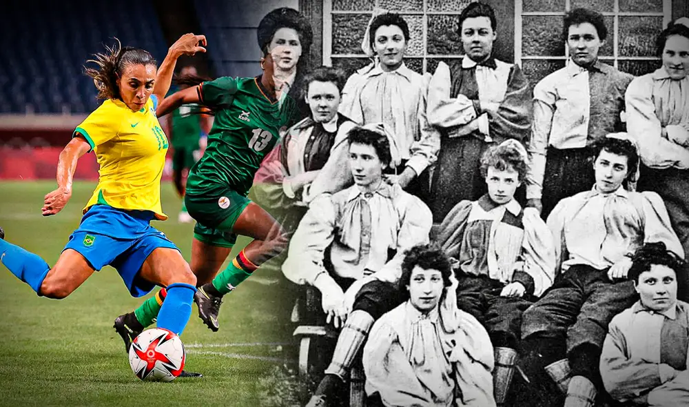 Las mujeres encontraron en el fútbol un deporte inspirador; por lo que se unieron para crear clubes deportivos femeninos desde 1894. Foto: Jazmin Ceras/ composición LR Las mujeres encontraron en el fútbol un deporte inspirador; por lo que se unieron para crear clubes deportivos femeninos desde 1894. Foto: Jazmin Ceras/ composición LR