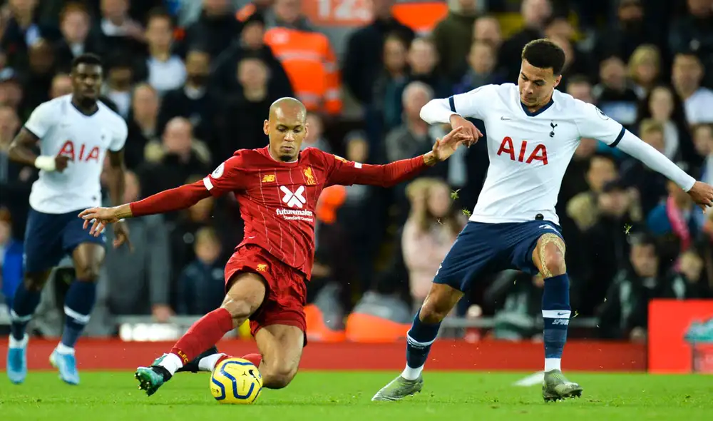 Liverpool y Tottenham se miden en partidazo por el primer lugar de la Premier League. Foto: EFE Liverpool y Tottenham se miden en partidazo por el primer lugar de la Premier League. Foto: EFE