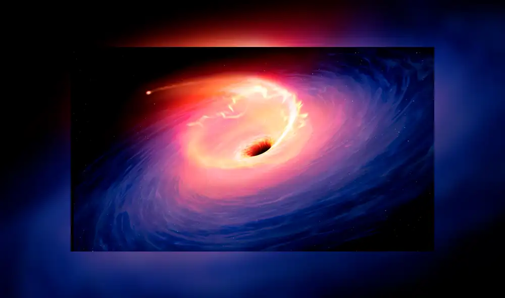 Representación gráfico de un agujero negro. Marc Garlick / actualidad.rt