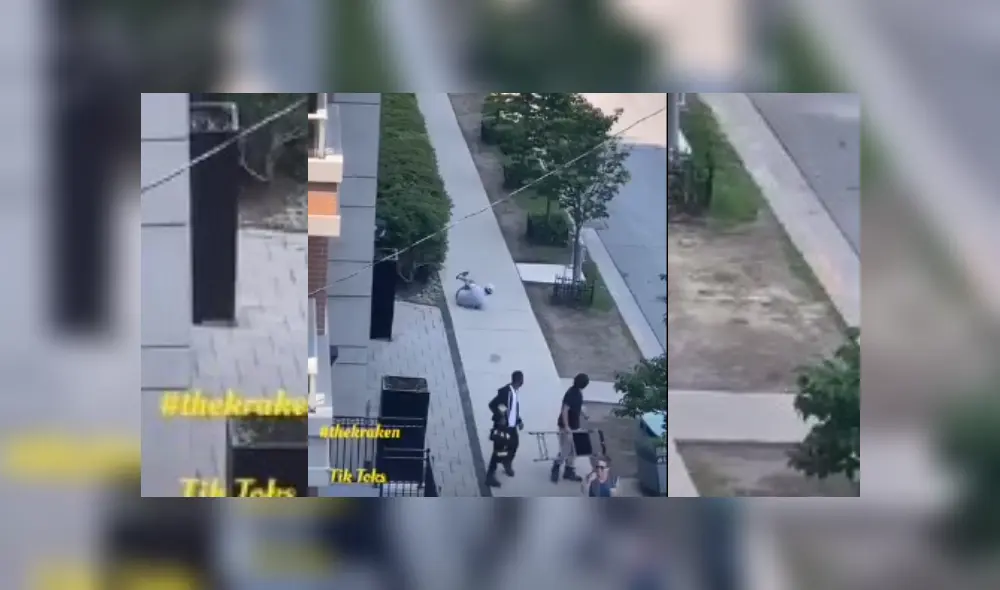 Desliza hacia la izquierda para ver más del video viral. Fotocaptura: Facebook