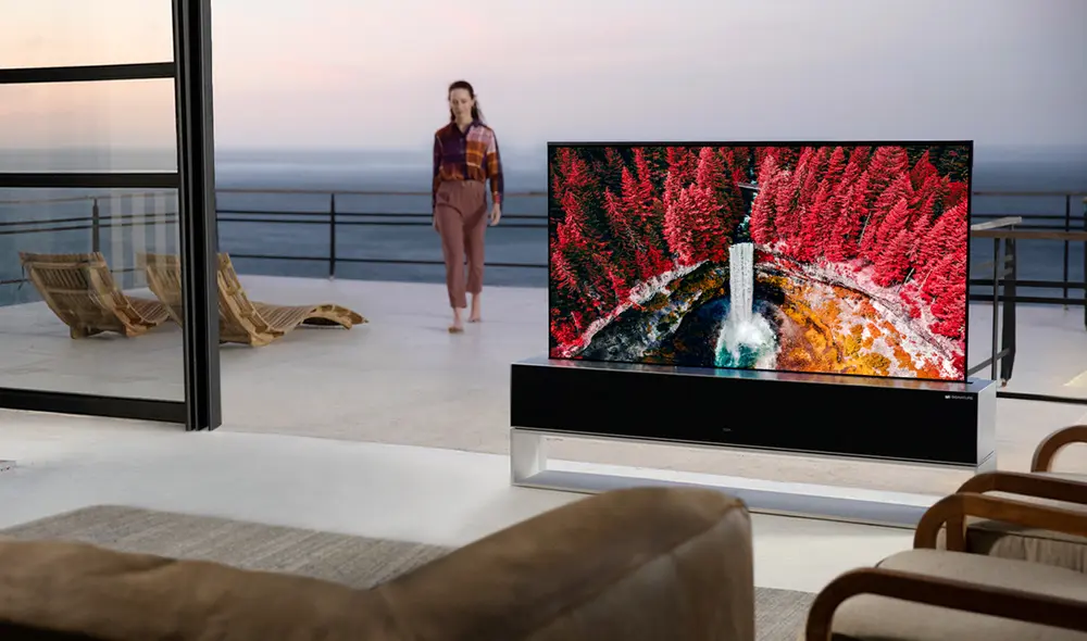El televisor LG Signature OLED R de 65 pulgadas ya es oficial. Foto: LG