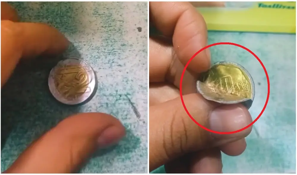 Otras personas comentaron haber sido engañadas de una manera similar con monedas de S/ 5. Foto: composición LR/TikTok @kell.cp