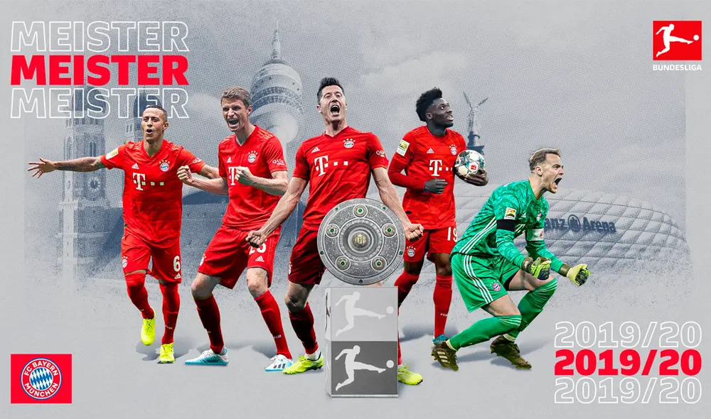 Bayern Múnich venció 1-0 al Werder Bremen y se consagró campeón Bundesliga 2019-2020. | Foto: @Bundesliga_DE Bayern Múnich venció 1-0 al Werder Bremen y se consagró campeón Bundesliga 2019-2020. | Foto: @Bundesliga_DE