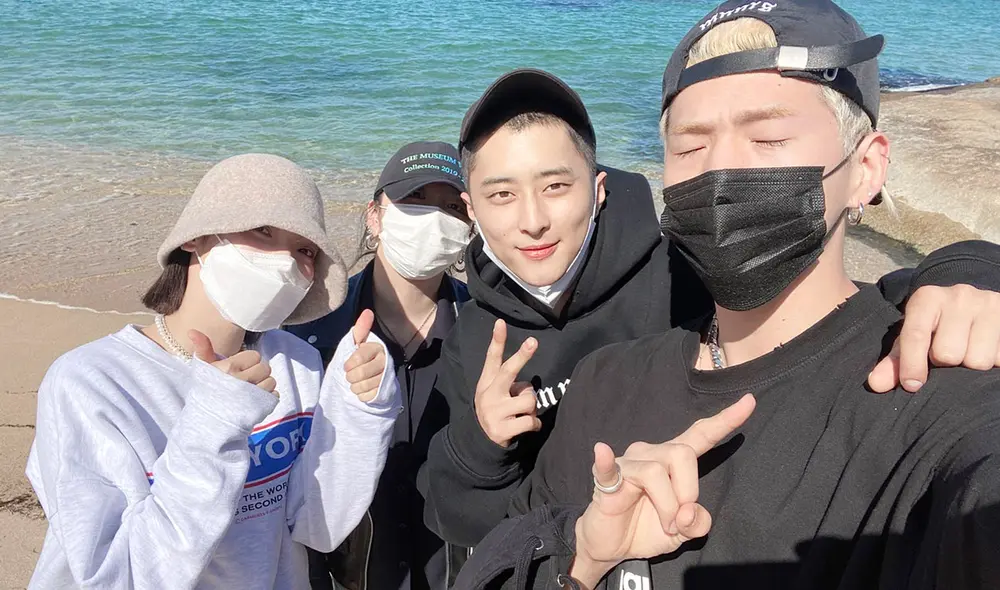 J.Seph se despide de sus compañeros de KARD antes de ingresar al servicio militar. Foto: Instagram.