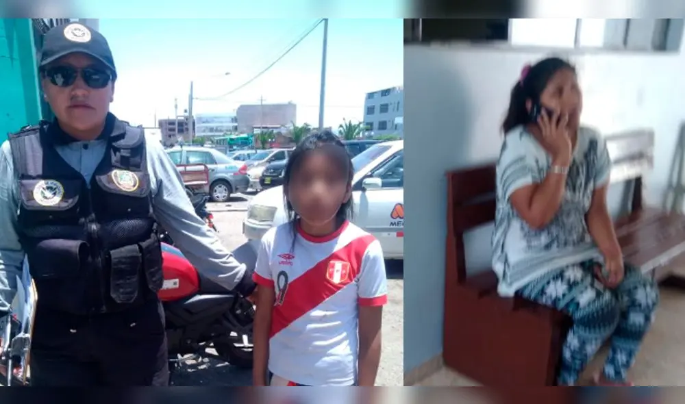 Tacna: Rescatan a niña que escapó de casa por presuntos maltratos de su madre. Tacna: Rescatan a niña que escapó de casa por presuntos maltratos de su madre.