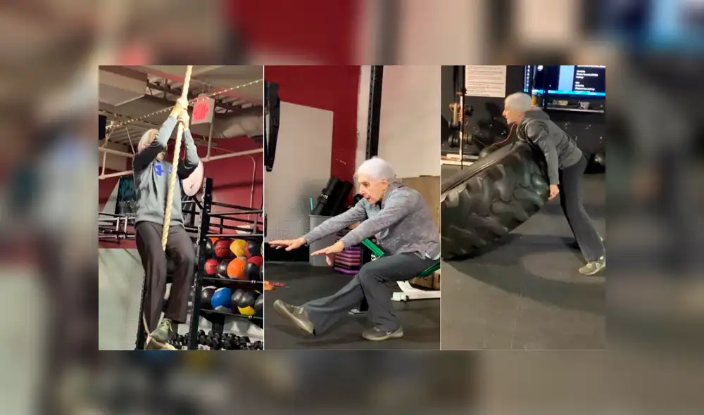Vía Facebook. Mujer de 72 años dejó a más de uno con la boca abierta al mostrar su increíble agilidad en el crossfit