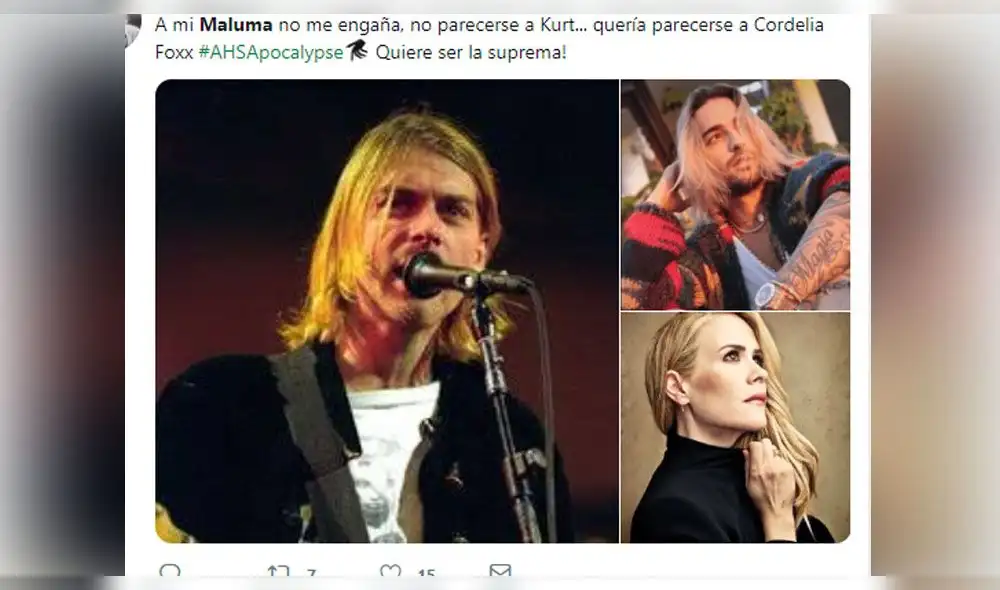 Maluma es blanco de crueles memes por look que lució en los Latin AMAs 2018