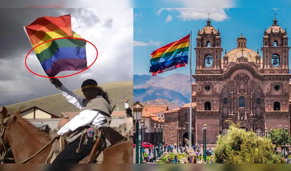 La bandera equivocada flameó durante la escenificación