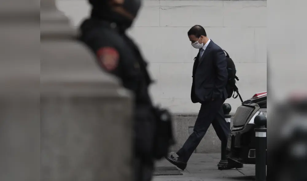 Llegada de ministros a Palacio de Gobierno. Foto: Jorge Cerdan/ La República