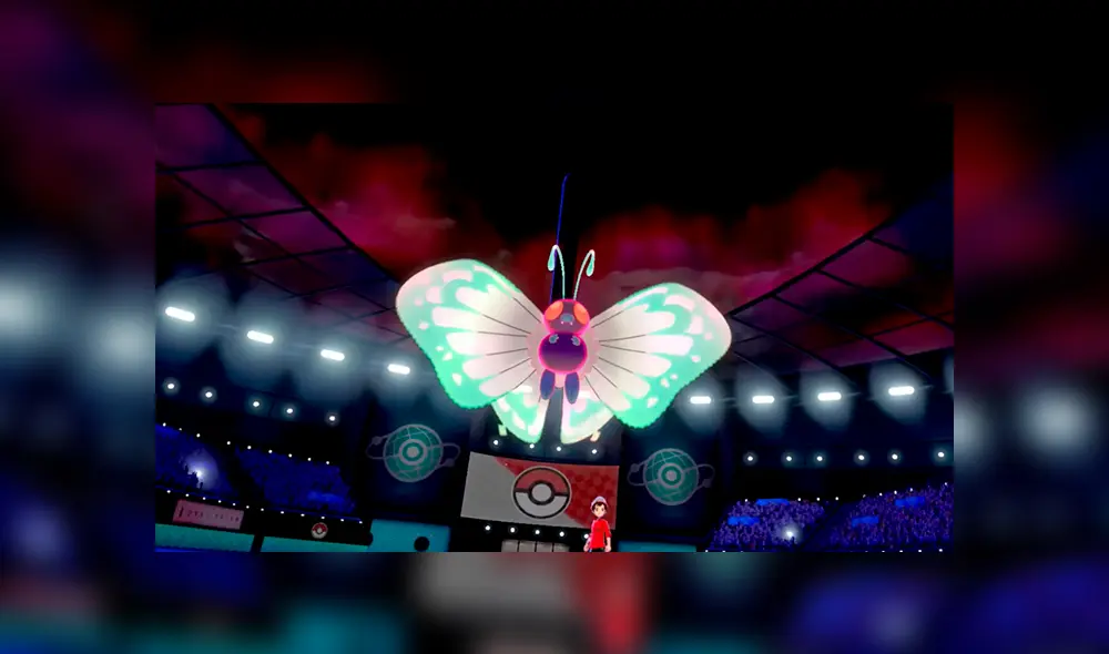 Butterfly forma Gigamax en Pokémon Escudo y Espada.