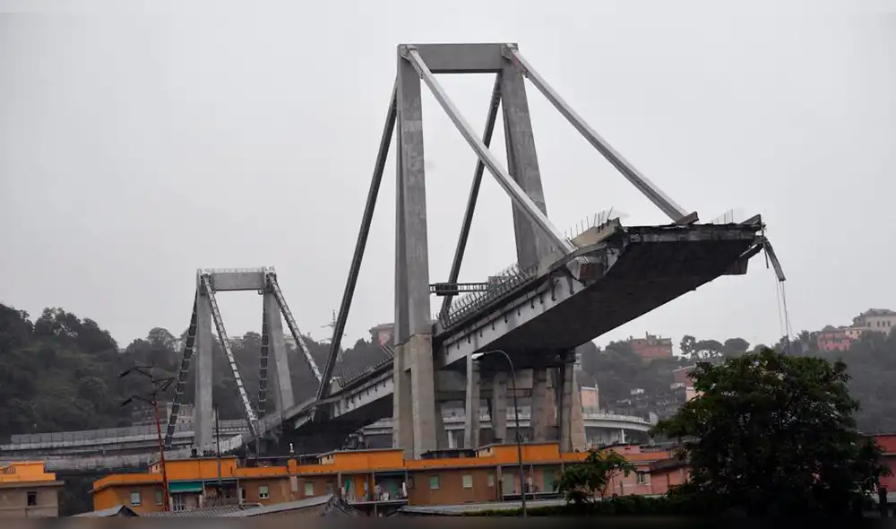 Ingeniero advirtió caída del puente Morandi en Génova Ingeniero advirtió caída del puente Morandi en Génova