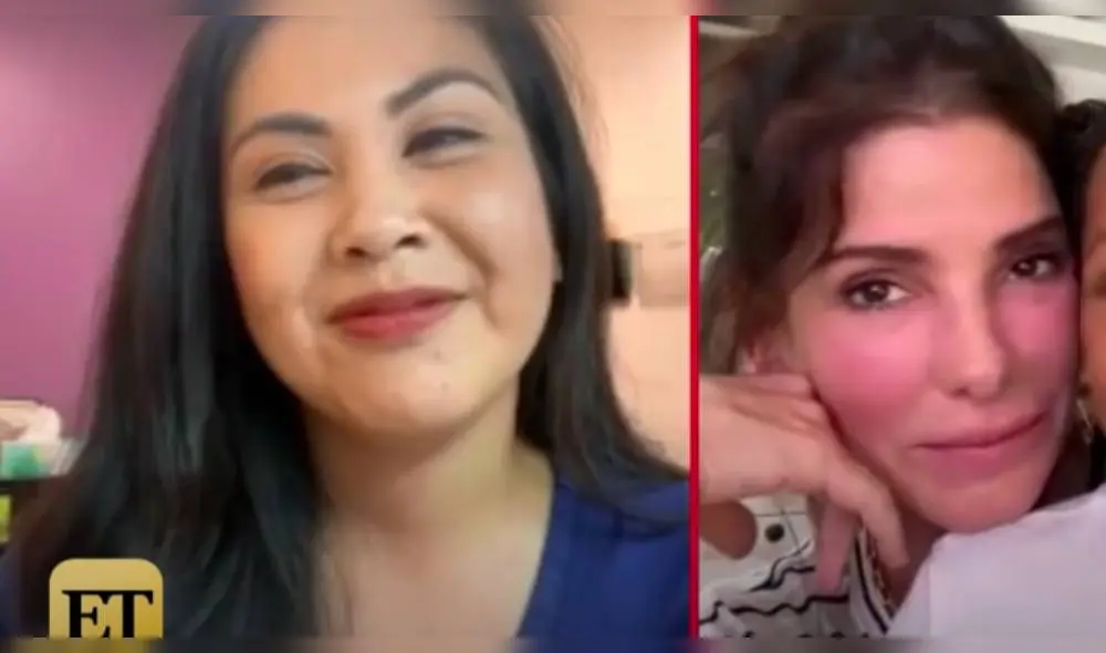 "Gracias por todo lo que haces, porque nosotros podemos sentarnos en nuestras casas y estar con nuestras familias", dijo la actriz. (Foto: Captura)